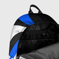 Рюкзак BMW - синяя абстракция, цвет: 3D-принт — фото 2