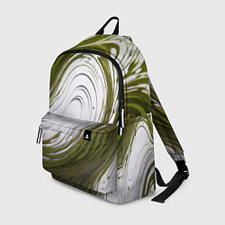 Рюкзак Бело-зеленая краска, цвет: 3D-принт