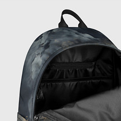 Рюкзак Темно-серый мрамор, цвет: 3D-принт — фото 2