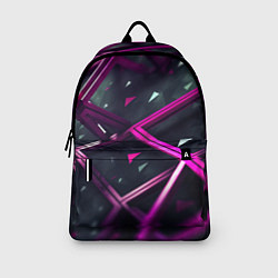Рюкзак Фиолетовая абстрактная конструкция, цвет: 3D-принт — фото 2