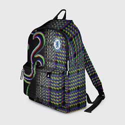 Рюкзак Chelsea fc glitch, цвет: 3D-принт