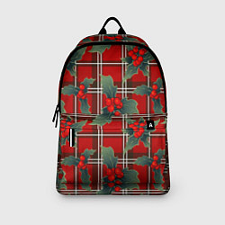 Рюкзак Остролист на красной шотландке, цвет: 3D-принт — фото 2
