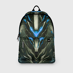 Рюкзак Синяя кибер броня, цвет: 3D-принт — фото 2