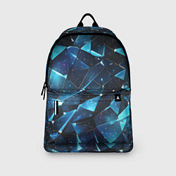 Рюкзак Синее разбитое стекло, цвет: 3D-принт — фото 2