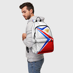 Рюкзак Герб РФ - классические цвета флага, цвет: 3D-принт — фото 2