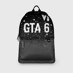 Рюкзак GTA 6 glitch на темном фоне посередине, цвет: 3D-принт — фото 2