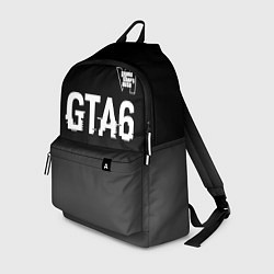 Рюкзак GTA6 glitch на темном фоне посередине, цвет: 3D-принт