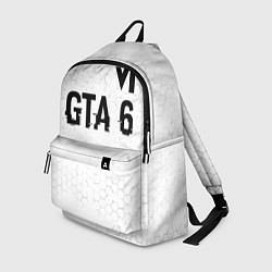 Рюкзак GTA 6 glitch на светлом фоне посередине, цвет: 3D-принт