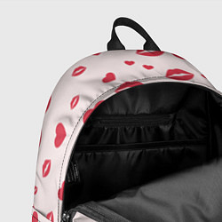 Рюкзак Поцелуйчики паттерн, цвет: 3D-принт — фото 2