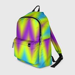 Рюкзак Неоновый зигзаг, цвет: 3D-принт