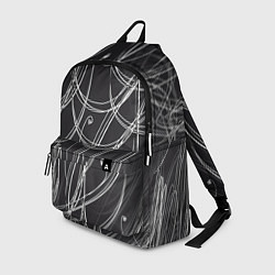 Рюкзак Черно-белые завитки, цвет: 3D-принт