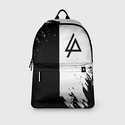 Рюкзак Linkin park краски чёрнобелый, цвет: 3D-принт — фото 2