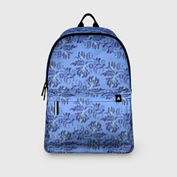 Рюкзак Узоры гжель на голубом фоне, цвет: 3D-принт — фото 2
