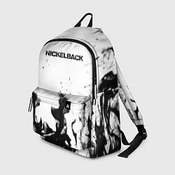 Рюкзак Nickelback серый дым рок, цвет: 3D-принт