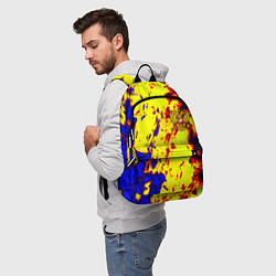 Рюкзак Герб РФ огненный стиль текстура, цвет: 3D-принт — фото 2