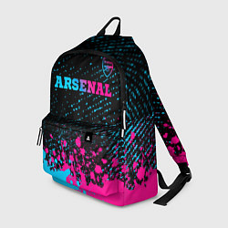 Рюкзак Arsenal - neon gradient посередине, цвет: 3D-принт