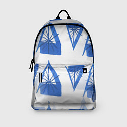 Рюкзак Акварельные треугольники со снежинками, цвет: 3D-принт — фото 2