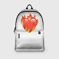 Рюкзак Сердце в огне эмодзи, цвет: 3D-принт — фото 2