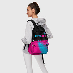 Рюкзак Chelsea - neon gradient посередине, цвет: 3D-принт — фото 2
