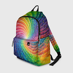 Рюкзак Радужные узоры яркие, цвет: 3D-принт