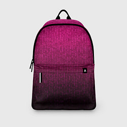 Рюкзак Яркий розовый градиент полоска, цвет: 3D-принт — фото 2