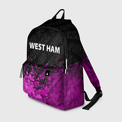 Рюкзак West Ham pro football посередине, цвет: 3D-принт