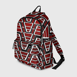 Рюкзак Техно броня красная, цвет: 3D-принт