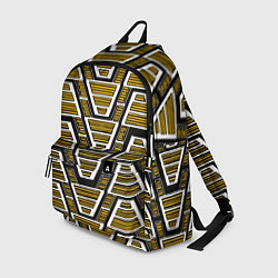 Рюкзак Техно броня жёлтая, цвет: 3D-принт