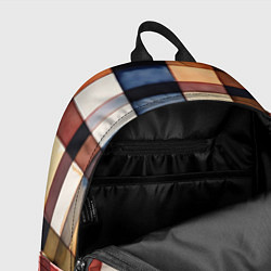 Рюкзак Акварельная клетка, цвет: 3D-принт — фото 2