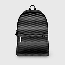 Рюкзак Кольчуга чёрно-серый, цвет: 3D-принт — фото 2