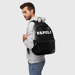 Рюкзак Napoli sport на темном фоне посередине, цвет: 3D-принт — фото 2