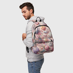 Рюкзак Акварельный фон в пастельных тонах, цвет: 3D-принт — фото 2