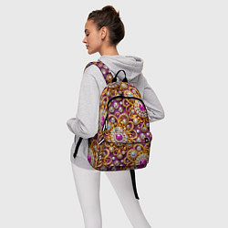 Рюкзак Ювелирный паттерн, цвет: 3D-принт — фото 2