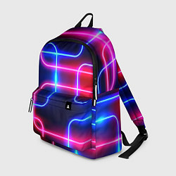 Рюкзак Светящиеся неоновые дуги, цвет: 3D-принт