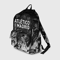 Рюкзак Atletico Madrid black graphite, цвет: 3D-принт