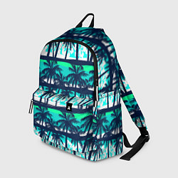 Рюкзак Тропический франжипани с пальмами, цвет: 3D-принт