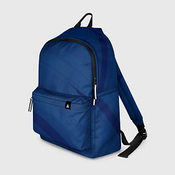 Рюкзак Тёмно-синий полосами, цвет: 3D-принт