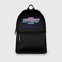 Рюкзак Chevrolet logo neon, цвет: 3D-принт — фото 2