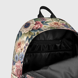 Рюкзак Нежные цветочные мотивы, цвет: 3D-принт — фото 2