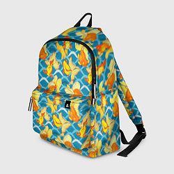 Рюкзак Разноцветные золотые рыбки, цвет: 3D-принт