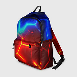 Рюкзак Красные плиты с ярким светом, цвет: 3D-принт