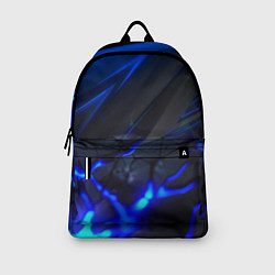 Рюкзак Синяя абстракция с плитами, цвет: 3D-принт — фото 2