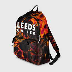 Рюкзак Leeds United red lava, цвет: 3D-принт