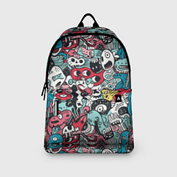 Рюкзак Дудл животные абстракция, цвет: 3D-принт — фото 2