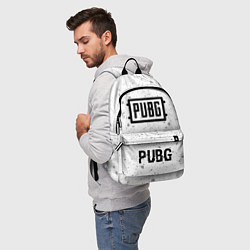 Рюкзак PUBG glitch на светлом фоне по-центру, цвет: 3D-принт — фото 2