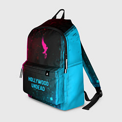 Рюкзак Hollywood Undead - neon gradient по-центру, цвет: 3D-принт