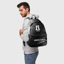 Рюкзак Hunter x Hunter glitch на темном фоне по-центру, цвет: 3D-принт — фото 2