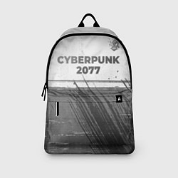 Рюкзак Cyberpunk 2077 - white gradient посередине, цвет: 3D-принт — фото 2