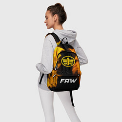 Рюкзак FAW - gold gradient по-центру, цвет: 3D-принт — фото 2