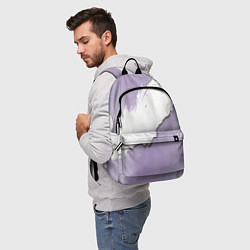 Рюкзак Штукатурка и лавандовая краска, цвет: 3D-принт — фото 2